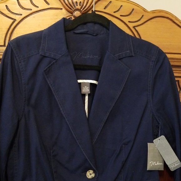 NWT Madison Blazer Sz 12 - Picture 2 of 7